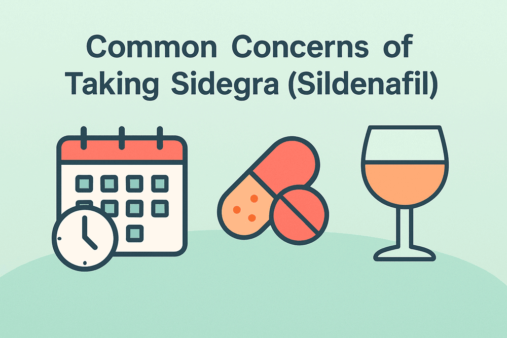 Concerns of CommonTaking Sidegra (Sildenafil)