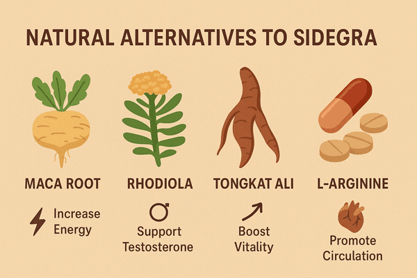 NATURAL ALTERNATIVES TO SIDEGRA