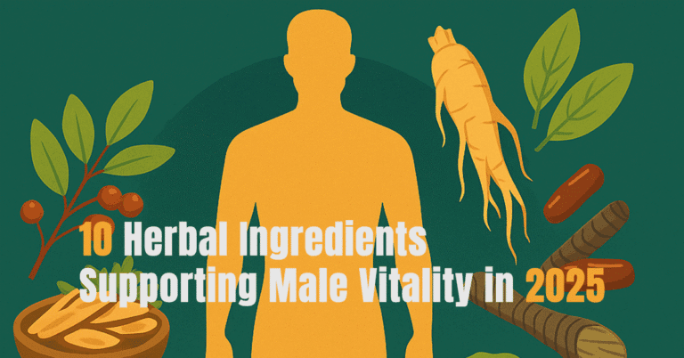 10 ingredientes herbales que apoyan la vitalidad masculina en 2025