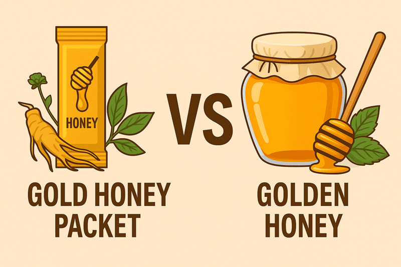 Maxedmale Gold Honey Packet vs Golden Honey