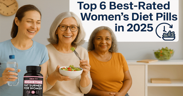 Las 6 mejores pastillas para adelgazar para mujeres mejor valoradas en 2025