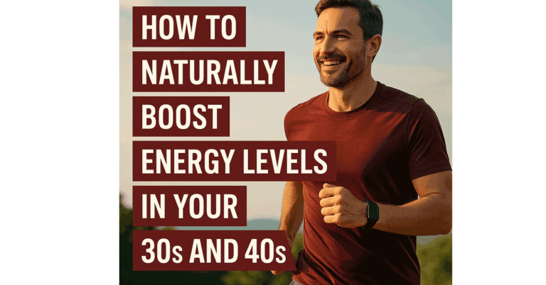 Cómo aumentar naturalmente los niveles de energía en tus 30 y 40 años