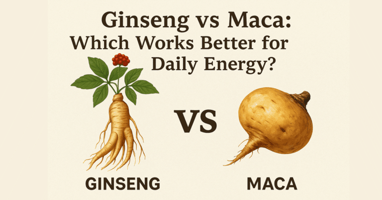 Ginseng vs Maca: ¿Cuál Funciona Mejor para la Energía Diaria?