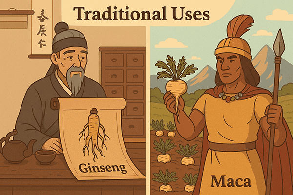 Maca-vs.Ginseng-Traditional-uses