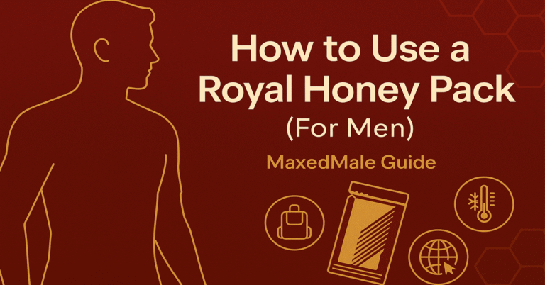 Cómo usar un paquete de miel real para un hombre