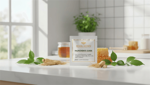 Maxedmale royal honey pack ingredient label guide