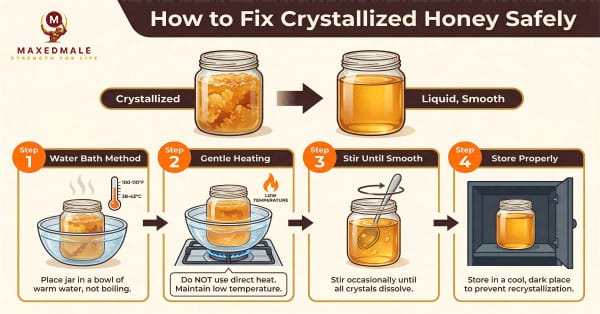 Cómo arreglar la miel cristalizada de forma segura